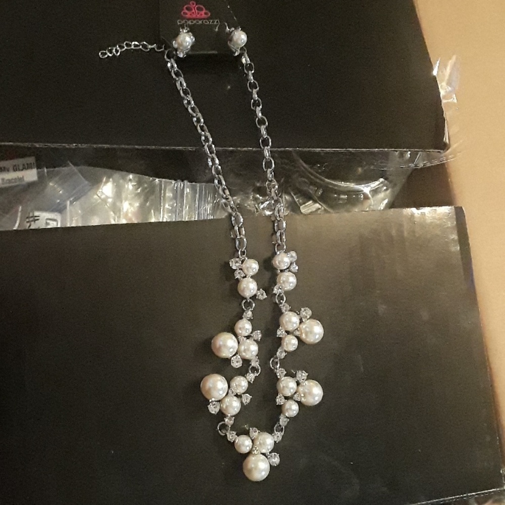 Necklace and earrings